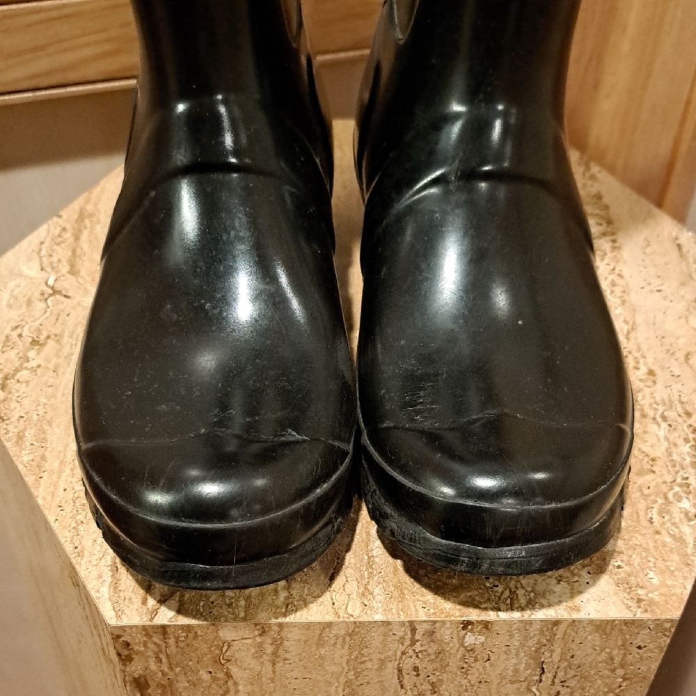 Hunter Classic Black Waterproof Boots EU 38 US 7 - Picture 7 of 7